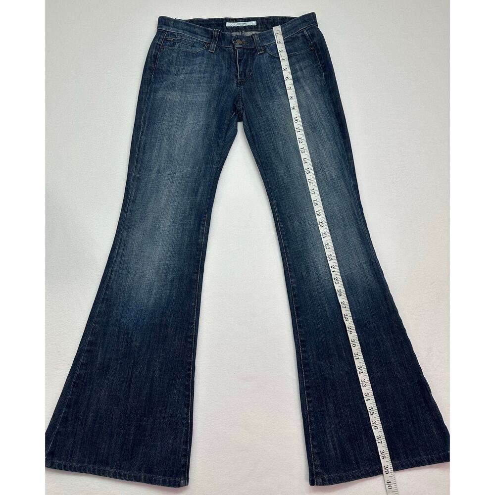 Joe’s Jeans The Stardust Low Rise Super Flare Jeans Dark Wash Denim Size 28 - Picture 10 of 13